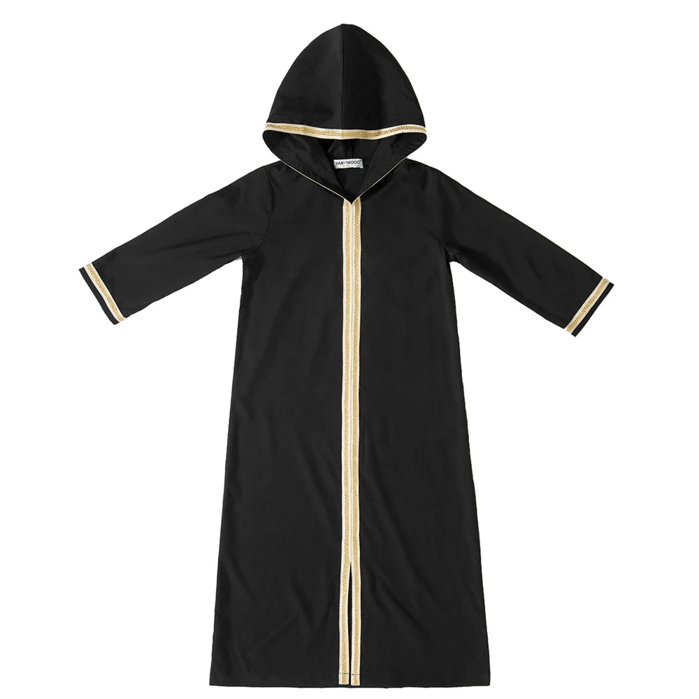Kids Muslim Girls Abaya Prayer Long Maxi Dress Turkey Kaftan Arab Robe Dubai Islam Morocco Eid Party Ramadan Holiday Gown Caftan