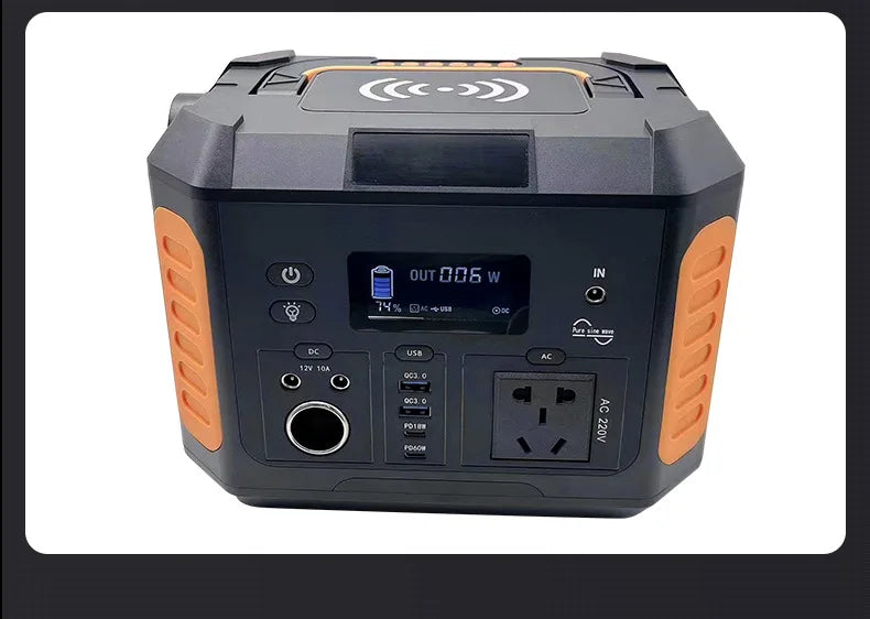 Portable Power Station 139200mAh 500W original Power Bank Charger 110V/220V lithium battery Outdoor camping portable charger