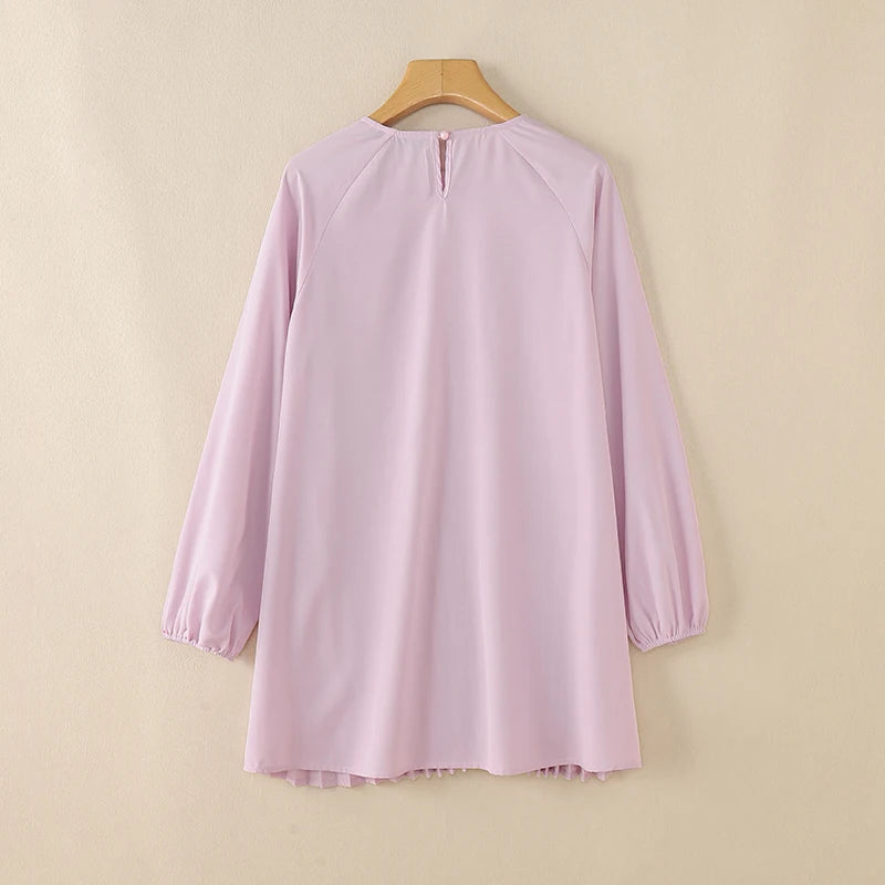 Fashion Women Long Sleeve Pleated Tops ZANZEA Autumn Muslim Blouse Long Shirt Ramadan Abaya Turkey Kaftan Solid IsIamic Clothing