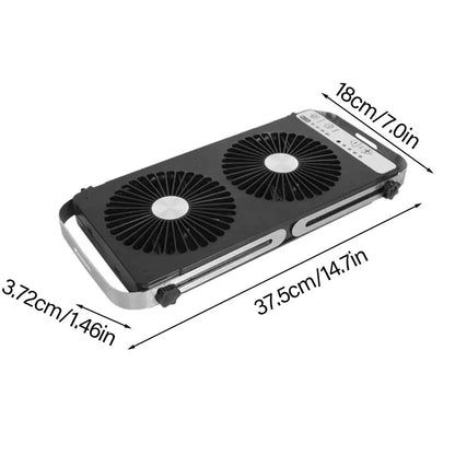 Bed Car Silent Double Exhaust Air Inlet Double Fan Car Fan Exhaust Fan Low Noise Heat Dissipation Efficient Cleaning Unive