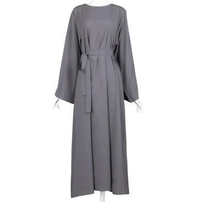 Kaftan Abaya Long Sleeve Maxi Dress Islamic Prayer Robe Modest Dress Full Length Muslim Abaya Dresses Modest Dress