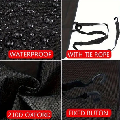 600D RV Rear Barn Door Awning Cover Waterproof Durable Fit for Ram Promaster Peugeot Boxer Iveco Daily VW T5 T6 Campervan