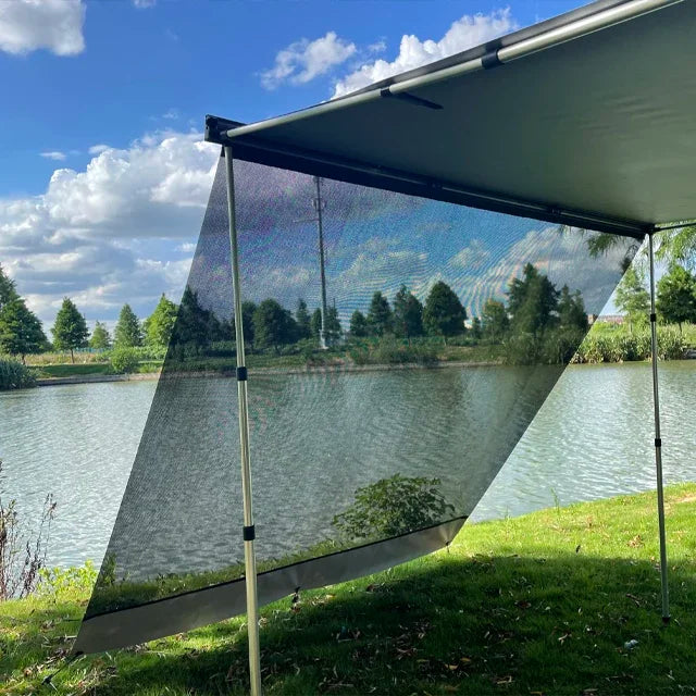 Caravan Awnings,2.5M-4M Caravan End Privacy Car Suv Awning UV Blocker Wall Side Sun Shade Screens For Camper Awning