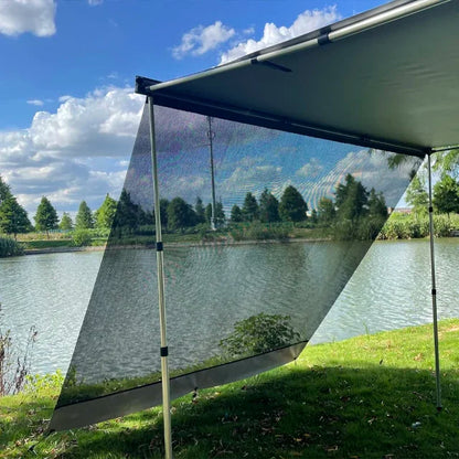 Caravan Awnings,2.5M-4M Caravan End Privacy Car Suv Awning UV Blocker Wall Side Sun Shade Screens For Camper Awning