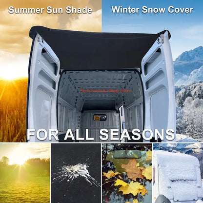 600D RV Rear Barn Door Awning Cover Waterproof Durable  Fit for Ram Promaster Peugeot Boxer Iveco Daily VW T5 T6 Campervan