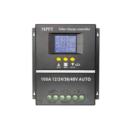 MPPT Solar Controller 12V24V36V48V Lead-acid Lithium Battery Photovoltaic Panel Charging and Generation Controller 100A