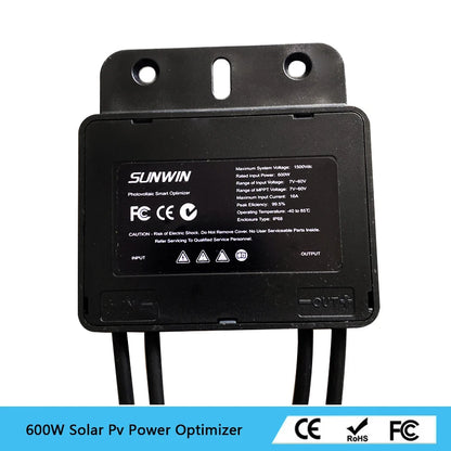 Solar Panel Photovoltaic Optimizer Smart 600w Solar panel MPPT voltage stabilizer to increase productivity photovoltaic connecto