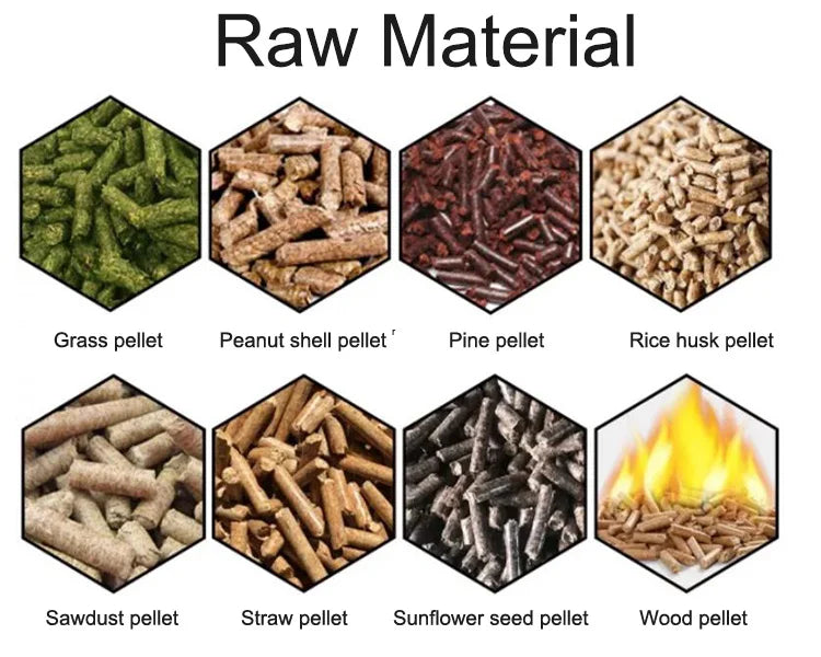 Garden Terrace Heater Wood Pellet Heating Furnace Outdoor Biomass Pellets