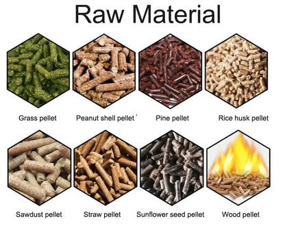 Garden Terrace Heater Wood Pellet Heating Furnace Outdoor Biomass Pellets