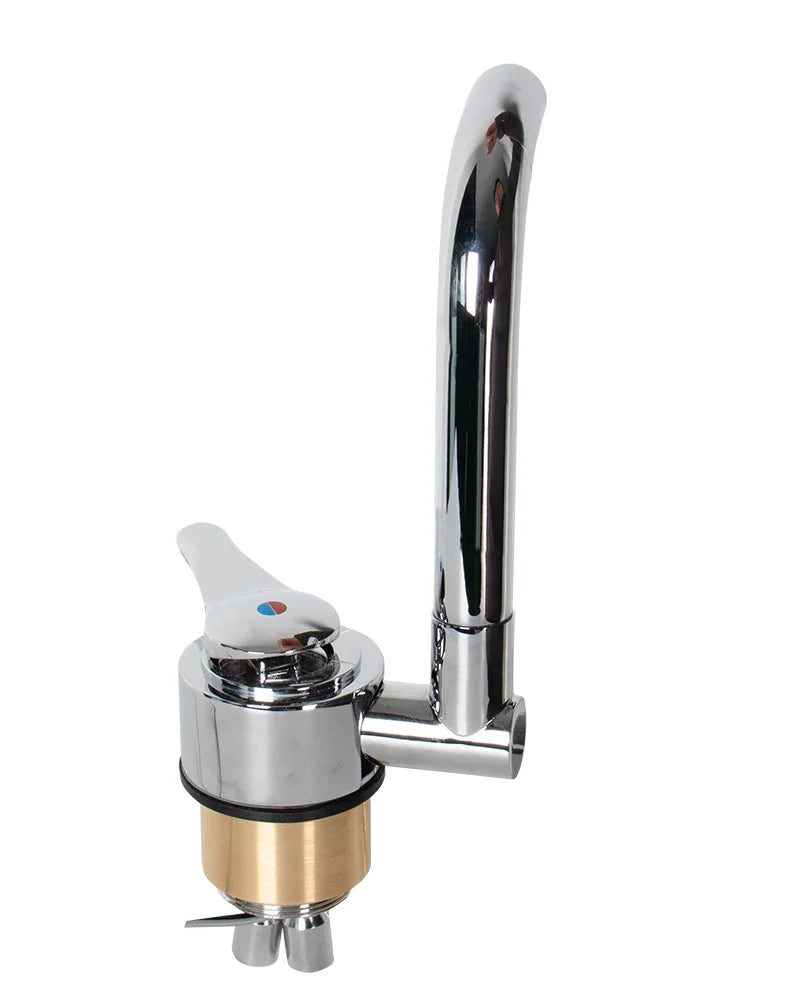 Motorhome Trailer Modification Parts Kitchen Bathroom Hot and Cold Folding Faucet 304 Stainless Steel Faucet RV Camper Accessori