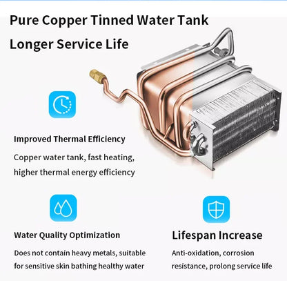 6L Liquefied Petroleum Gas Tankless Water Heater Outdoor Camping Instant Bath With Shower Hot Water Heater Boiler Car Truck Tent