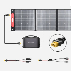 Solar Panel for Power Station, 25% High Efficiency (4th Gen 2024 Release), Ultra-Light/Only