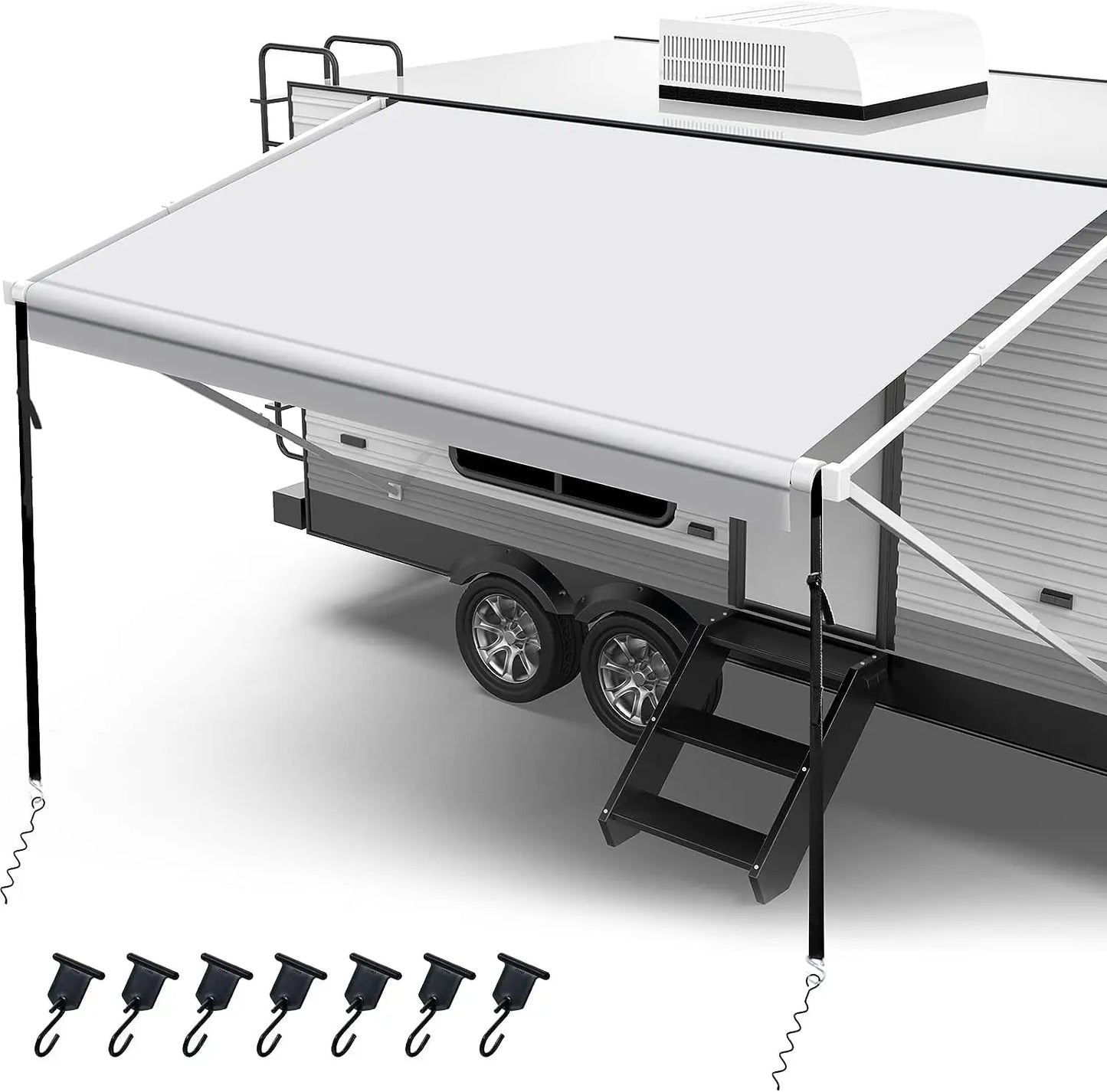 Caravan Awnings,RV Manual Camping Car Side Awning Motor Home Caravan Awning