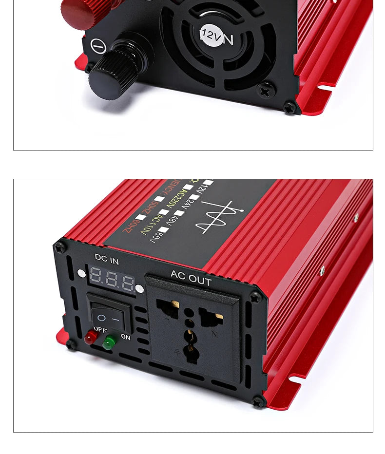 3000W Pure Sine Wave Inverter 12v 24v~ 220V 110V 2000W 1000W Converter Power Supply DC AC VoltageAdapter Module Transmission