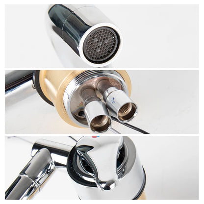 Motorhome Trailer Modification Parts Kitchen Bathroom Hot and Cold Folding Faucet 304 Stainless Steel Faucet RV Camper Accessori