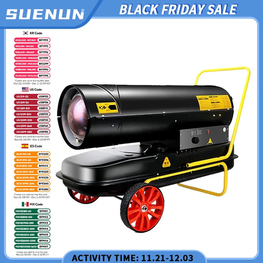 Commercial Fuel Heater Greenhouse Heater Industrial Diesel Air Heater Oil Heater Integrated Hot Air Fan Drying Calentadores de