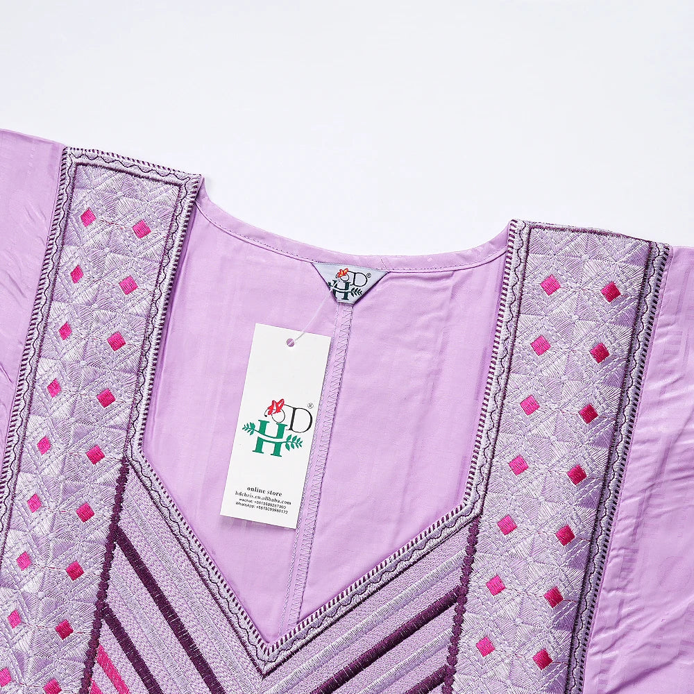 New African Clothes for Men Dashiki Tradition Outfit Robe Embroidery Pink Tops Pants Suits Bazin Muslim Wedding Party Clothing