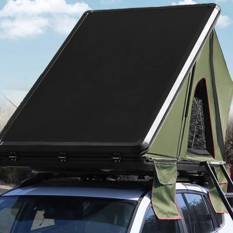 Camping SUV Car Rooftop Tent  Aluminium Triangle Hard Shell Car Roof Top Tent For Sale