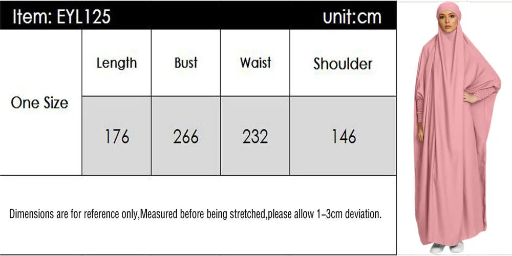 Mom Daughter Hijab Abaya Muslim Women Girl Prayer Garment Eid Ramadan Islam Clothing Khimar Kaftan Turkey Robe Burqa Hooded Gown