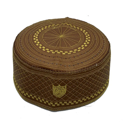 Muslim Men Prayer Hat Cotton Embroidery Men's Islam Ramadan Hats Islamic Clothing Accessories Caps Arabia Middle East Cap