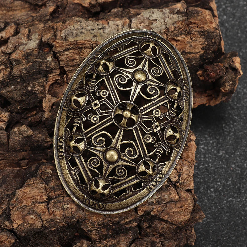 Exquisite Shiny Zircon Islamic Muslim Allah Brooch Arabian Religious Evil Eye Brooch Men Women Popular Clothing Matching Gifts