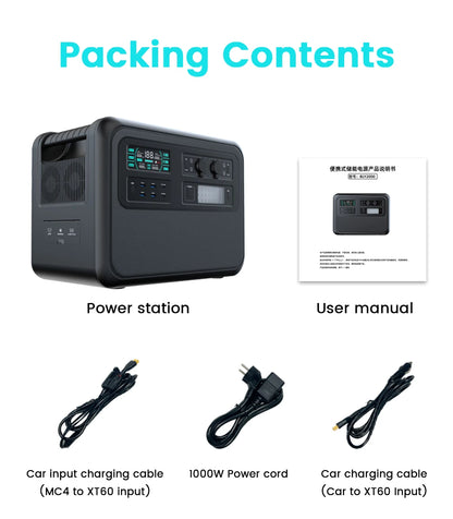 2400W 2000Wh Portable Power Station LiFePO4 battery UPS for power outages Pure Sine Wave 220 230V 50Hz Зарядна станція