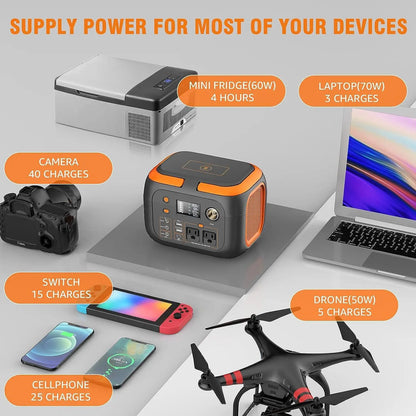 Portable Power Station Outdoor Solar Generators Mobile Lithium Battery Pack Outlet Solar Power Bank Camping Power Supply