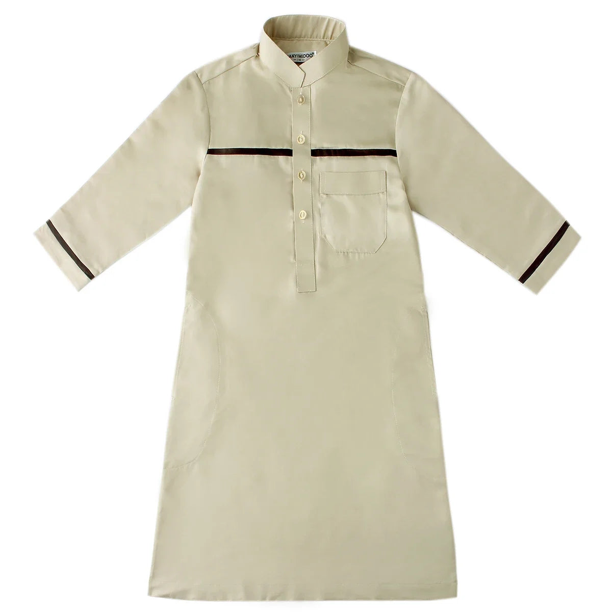 Muslim Arab Jubba Boys Robe Kids Abayas Kaftan Islamic Clothing Long Sleeve Thobe Middle East Teenage Clothing Ramadan Dress Eid