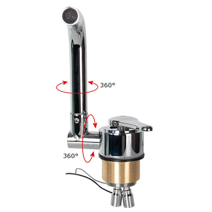 Motorhome Trailer Modification Parts Kitchen Bathroom Hot and Cold Folding Faucet 304 Stainless Steel Faucet RV Camper Accessori