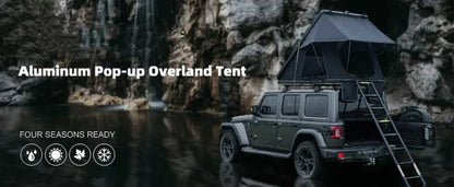 Camping SUV Car Rooftop Tent  Aluminium Triangle Hard Shell Car Roof Top Tent For Sale