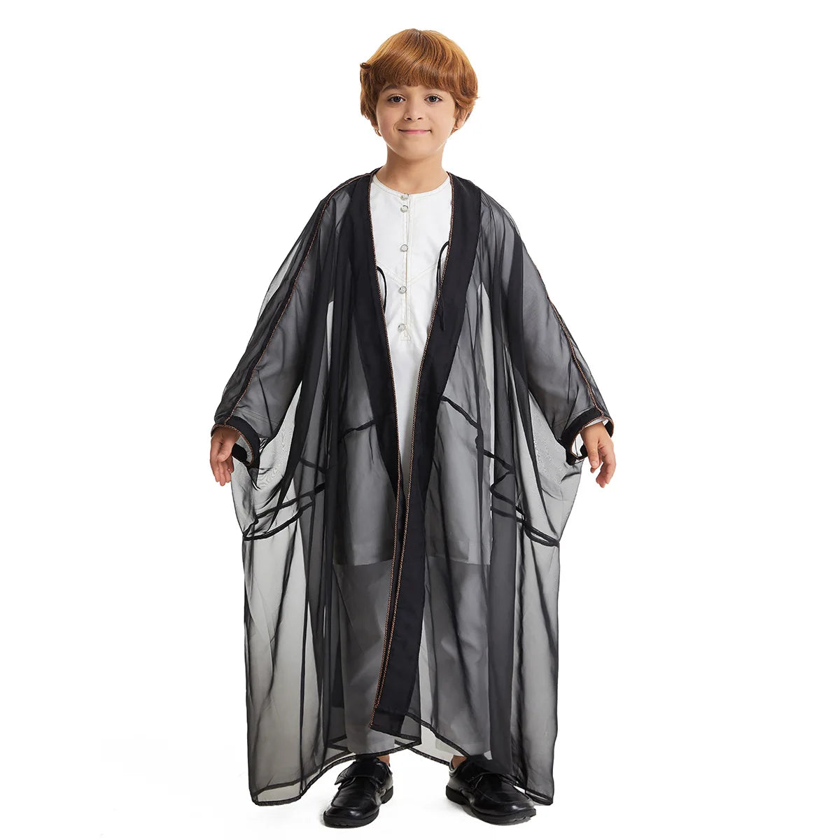 Middle East Kids Boy Robe Muslim Dress Kimono Dishdasha Islamic Dubai Saudi Abaya Prayer Abaya Ramadan Jubba Thobe Arab Clothing