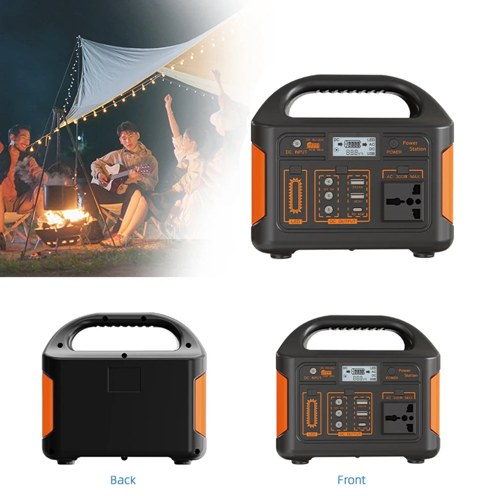 300W 71800mAh Portable Power Station 230WH Mobile Power Supply Solar Generator 220V/110V Charging Station Power Bank Camping