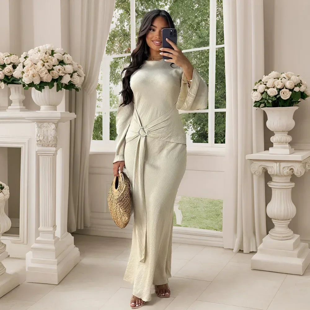 Evening Dress Women Dashiki Muslim Fashion Abaya African Clothes Robe Marocaine Luxury Dubai Kaftan Dress Vetement Big Size