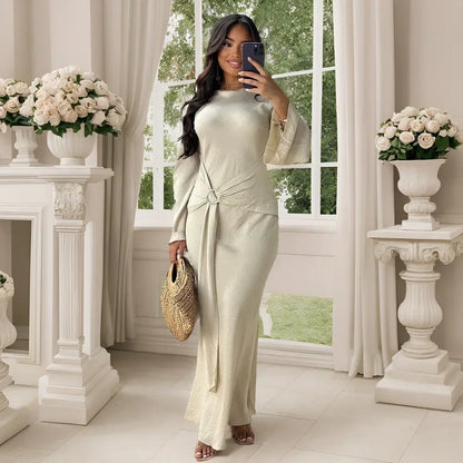 Evening Dress Women Dashiki Muslim Fashion Abaya African Clothes Robe Marocaine Luxury Dubai Kaftan Dress Vetement Big Size