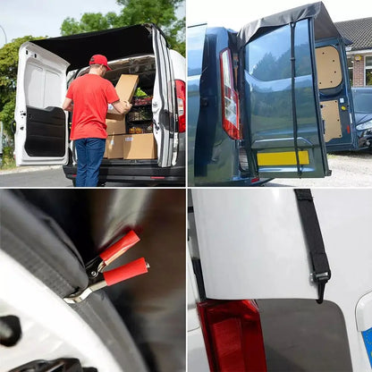 Rear Barn Door Awning Cover For Fiat Ducato Peugeot Boxer Iveco Daily Vw T4 T5 T6 Ram Promaster Campervan Car Sun Protection