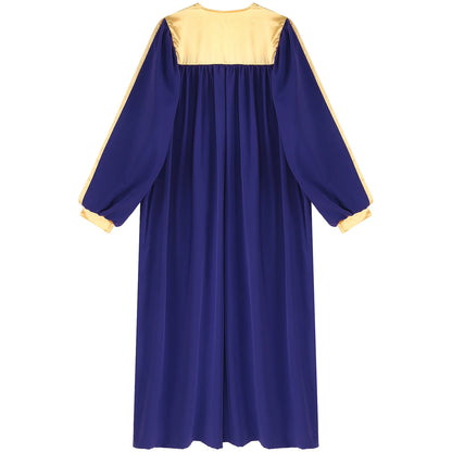 Women Muslim Arabic Tunic Overlay Worship Costume Dancewear Long Sleeve Liturgical Church Praise Dance Dress Lyrical Dance Dress