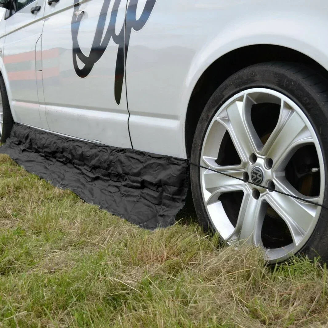 1set Campervan Motorhome Awning Skirt Draught Excluder Fits Most of Large Vans VW T5 T6 Size Large - 265cm