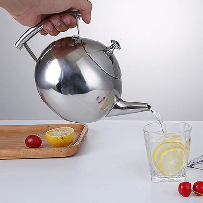 10L Tea Kettle With Handle Thicken Stainless Steel Teapot Water Kettle With Filter For Stove Kettle Coffee Pot Filter Screen