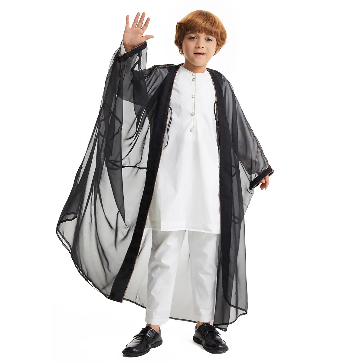 Middle East Kids Boy Robe Muslim Dress Kimono Dishdasha Islamic Dubai Saudi Abaya Prayer Abaya Ramadan Jubba Thobe Arab Clothing