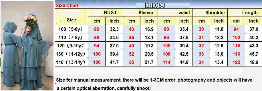 Ramadan Muslim Girls Abaya Solid Long Kaftan Open Abayas Robe Dress Kebaya Kids Clothes Dubai Kaftan Kimono Jalabiya Caftan Gown