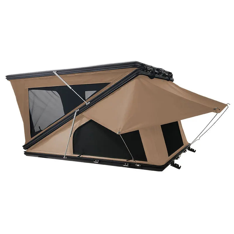 Z Shaped Camping Roof Tent Aluminum Hard Shell Rooftop Tent Outdoor Car Rooftop Tents Offroad Outdoor Camping