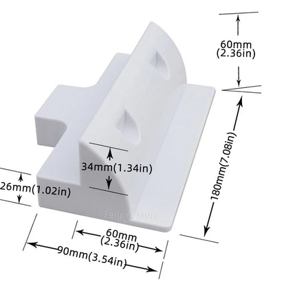 Solar Panel Mounting Brackets ABS Corner Bracket Kit Drill-Free Widely Used on Roofs of RV, Caravans, Vehicles, Camper Vans