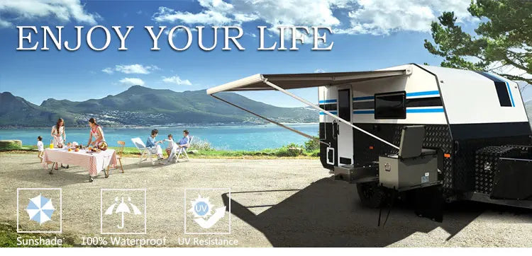 Caravan Awnings,Economical Awning For Camper Van Retractable RV Awning RV Canopy