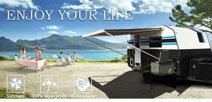 Caravan Awnings,Economical Awning For Camper Van Retractable RV Awning RV Canopy