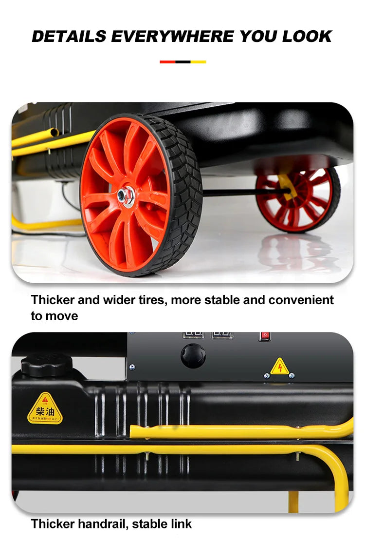 Commercial Fuel Heater Greenhouse Heater Industrial Diesel Air Heater Oil Heater Integrated Hot Air Fan Drying Calentadores de
