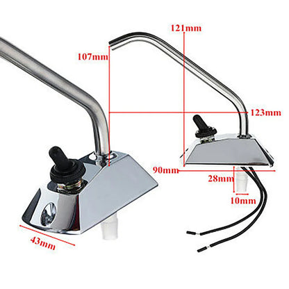 1set 12V Galley Electric Water Pump Tap Faucet Water Tap Switch For Caravan Boat Stainless Steel Swing Spout Zinc Alloy Base