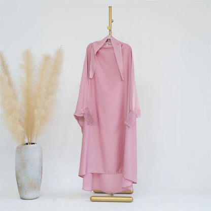10 Colors Girls Muslim Prayer Dresses Dubai Abaya Kids Eid Ramadan Jilbab Arab Turkey Children Dress Islam Clothing Long Robe
