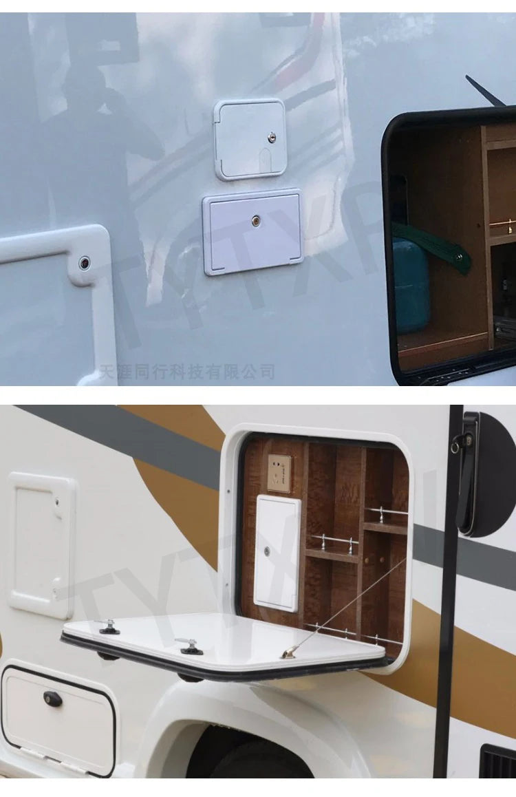 TYTXRV Conversion Accessories Waterproof hatch With Lock Power line hatch Plastic water filler For Car Camper Caravan Motorhome
