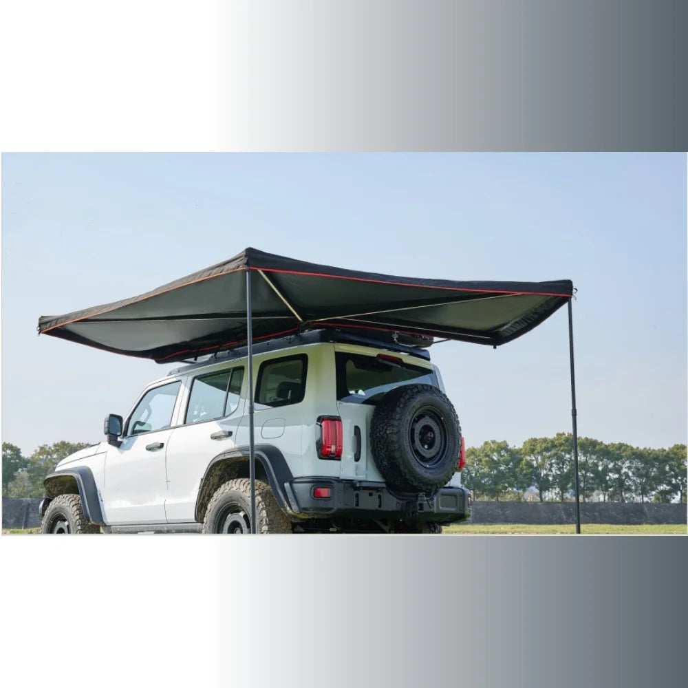 New Upgrade Automatic Rooftop Tent Durable 4-Sided Window With Sturdy Aluminium Roof Top Pop-Up Triangle Hard Shell For Camping
