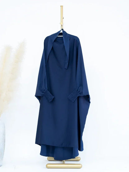 Ramadan Muslim Dress Girls Kids Prayer Garment Hijab Dress  Child Hooded Abaya Full Cover Niqab Islam Dubai Eid Robe 2023 jilbab